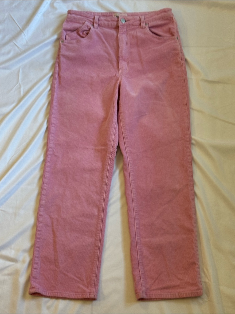 NWOT ROLLA'S Pink Straight-Leg Corduroy Pants